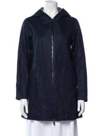 Pre-owned Herno Linen Jacket In Blue