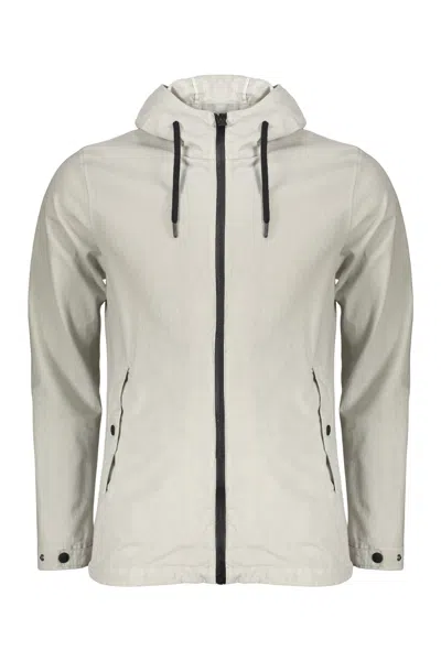 Herno Linen Jacket In Gray