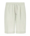 Herno Summer Linen Shorts In White