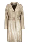 Herno Linen Trench Coat