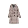Herno Linen Trench Coat In Neutral