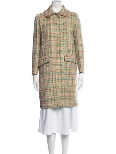 Pre-owned Herno Linen Tweed Pattern Jacket In Grey