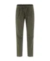 Herno Logo Casual Pants In Light Military