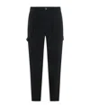 Herno Blue Polyamide Polyester Elastane Pants In Black