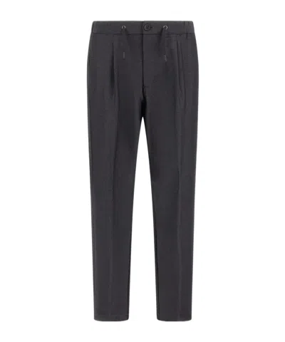 Herno Logo Casual Pants In Black