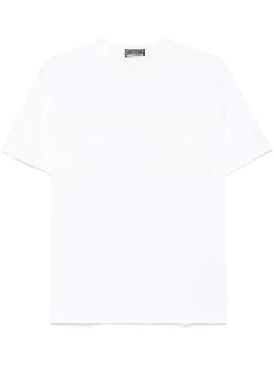 Herno Logo-debossed Polo Shirt In White