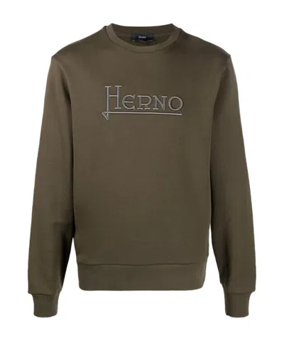 Herno Logo-embroidered Sweatshirt