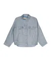 Herno Logo-engraved Buttons Herringbone Jacket In Gray