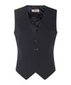 Herno Adjustable Strap V-neck Top In Black