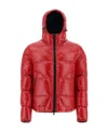 Herno Logo-patch Padded Puffer Jacket In Red