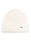 Herno Logo-plaque Beanie Hat In White