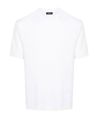 HERNO HERNO CREWNECK SHORT-SLEEVED T-SHIRT