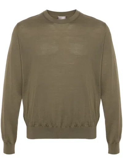 Herno Pullover Mit Logo-schild In Green