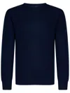 HERNO HERNO LOGO PLAQUE CREW NECK SWEATER