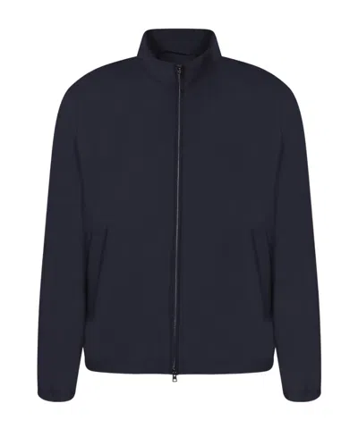 HERNO HERNO ZIP-UP STRAIGHT HEM BOMBER JACKET