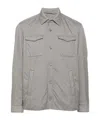 Herno Grey Shirt With Functional Pockets In Grey