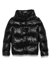 Herno Logo-plaque Puffer Jacket In Black