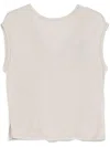 Herno Logo-plaque Top In Neutrals