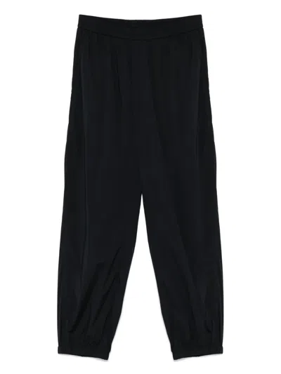 Herno Kids' Logo-plaque Track Pants In Black