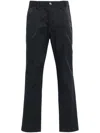 Herno Logo-plaque Trousers In Blue