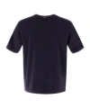 Herno Resort T-shirt In Soft Wool Jersey In Black