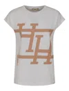 Herno Logo Printed Crewneck T-shirt In Gray
