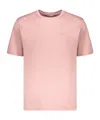 Herno Logo-printed Crewneck T-shirt In Pink