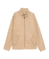 Herno Logo-appliqué Jacket In Brown