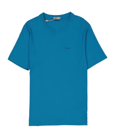 HERNO LOGO-EMBROIDERED COTTON T-SHIRT