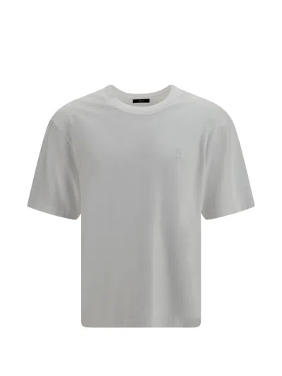 Herno Logo-embroidered Cotton T-shirt In White