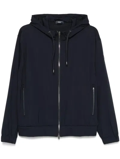 Herno Logo-patch Hoodie In Multi