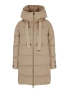 Herno Mid-length Padded Coat In Brown