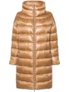 Herno Long Camel-colored 'matilde' Down Jacket