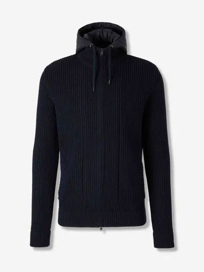 Herno Long Coat By In Blue