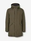 Herno Long Coat By In Black
