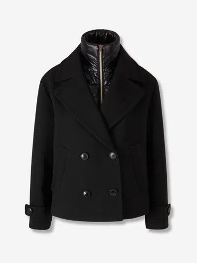 Herno Long Coat By In Black