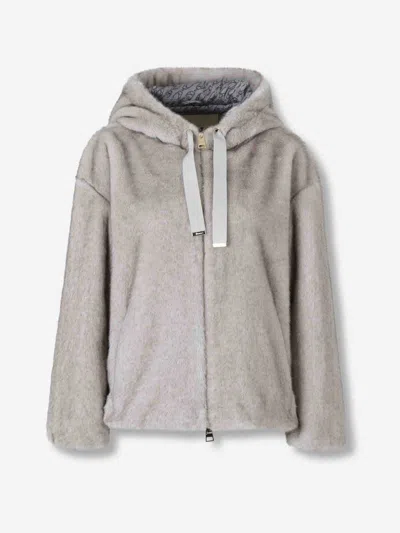 HERNO HERNO SHORT COAT FUR