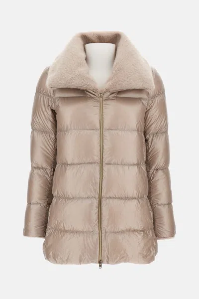 Herno Long Coat In White