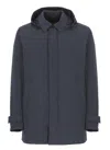 Herno Waterproof 2-layer Laminar Fabric In Blue