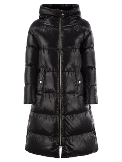 HERNO LONG DOWN JACKET WITH HOOD