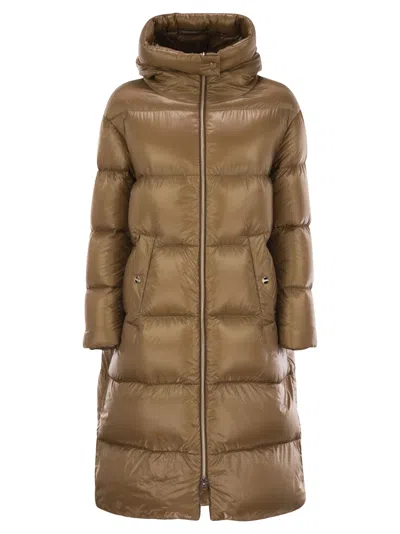 HERNO LONG DOWN JACKET WITH HOOD