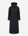 Herno Long Ecoage Jacket In Black
