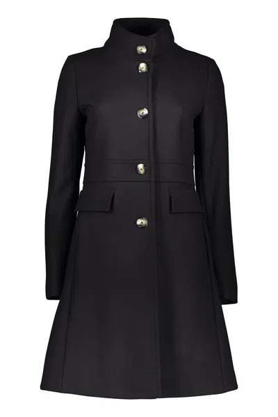 Herno Long Elegant Black Coat