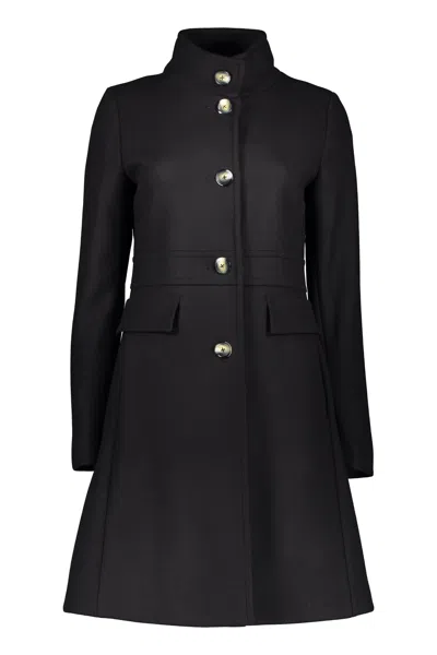 Herno Long Elegant Black Coat