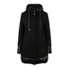 Herno A-line Lightweight Coat In Black