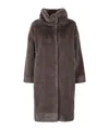 Herno Long Fur In Brown