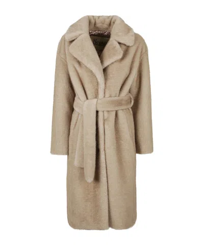 Herno Long Fur In Brown