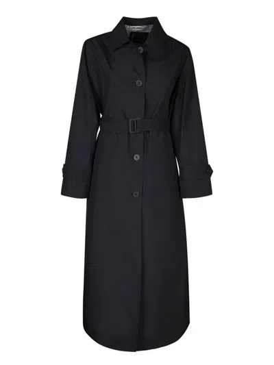 Herno Long Goretex Laminar Trench Coat In Black -  Laminar