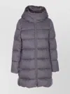Herno Women Arendelle And New Lady Faux Fur A-shape Down Jacket In Gray
