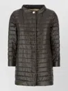Herno Long Nylon Down Jacket Padded Quilted Shiny In Multi